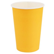 투고팩 종이컵 390ml 옐로우, 50개