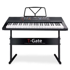 토이게이트 교습용 디지털 피아노 YMO-198, 블랙, KEYBOARD1