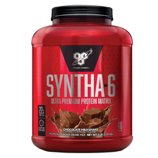 Bsn 畢斯恩 SYNTHA-6 頂級綜合乳清蛋白粉, 巧克力奶昔口味, 2.27KG, 22克蛋白質, 1桶