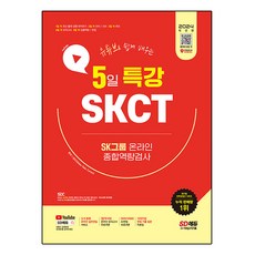 2024 SD에듀 유튜브로 쉽게 배우는 5일 특강 SKCT SK그룹 온라인 종합역량검사, 시대고시기획