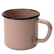 에지리 레모 법랑 머그컵 400ml, 로지핑크, 1개