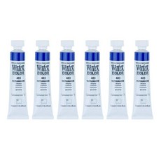 신한화구 신한 전문가 Tube 갑 수채화물감 울트라마린 403 6p, 12ml, 1색