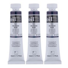 ShinHanart 新韓專家管間隙油畫顏料普魯士藍 731 3p, 50ml, 1 種顏色