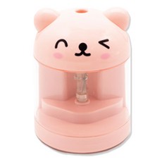 misoro 10000動物電動削鉛筆機 2359, 粉色, 1個
