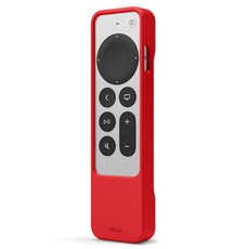 Elago R1 2021 Apple TV 4K 遙控盒矽膠, 紅色, 1個