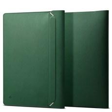 슈피겐 노트북 15 16 맥북 가죽 파우치 슬리브 발렌티누스, 제주그린(AFA06420), 1개