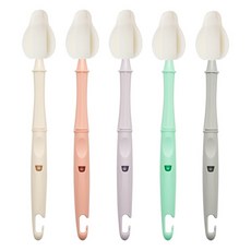 리에또 클린 롱 젖꼭지솔, 5개, 혼합색상