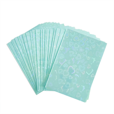 경이상점 포토카드 하트 홀로그램 슬리브 50p, 민트, 50개