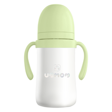 유비맘 아동용 시그니처 보온보냉 스테인리스 빨대컵, 220ml, 1개, 멜론 220ml, 멜론, 1개
