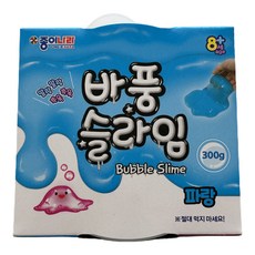 종이나라 바풍 슬라임, 파랑, 300g, 1개 파랑색, 1개