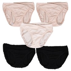 브이랩 로우 면 임산부 팬티 스킨 2p + 블랙 2p + 핑크 세트