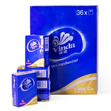 Vinda 維達 紙漿4層手帕紙巾, 36個, 8張