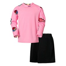 유라비 아동용 케이드 래쉬 스탠다드 하프 팬츠 상하의 세트