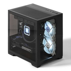 IGNIQ 2024 Integ Genji 5647S Ryzen 5 Ryzen 5000系列GeForce RTX 4070 SUPER, Free DOS, 黑色, 32GB, IG-ITZ00015, 512GB
