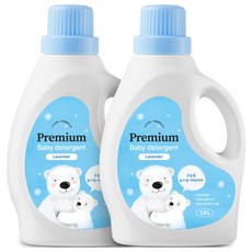 생활공식 프리미엄 아기세제, 2L, 2개