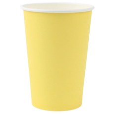아이엔피 파스텔 종이컵 레몬옐로우 390ml, 50개, 1세트
