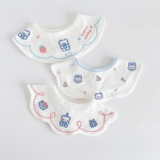 HARAROI 嬰兒圍巾圍兜 Happy Lucky 3 件套