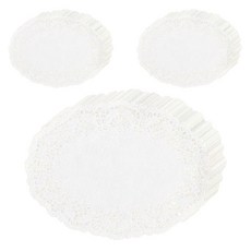 마켓감성 도일리 페이퍼 타원형 14cm 150p, 3개