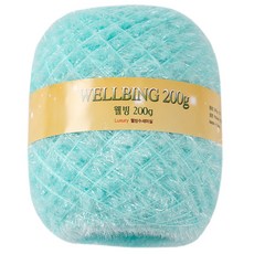 연일섬유 웰빙수세미 콘사 뜨개실 200g, 48민트, 1개