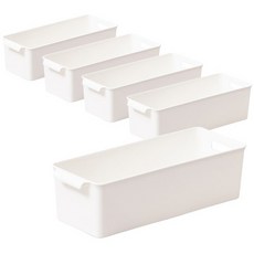 이즈리빙 팬트리 손잡이 깊은형 소형 바구니 아이보리 5개 상품 이미지