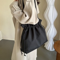 Everytail 黑色 Combi Bokjori 尼龍單肩包