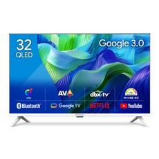 더함 FHD QLED 리얼 화이트에디션 구글 스마트 TV