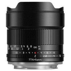 티티아티산 10mm F2 소니 E 마운트 매뉴얼 포커스 렌즈 블랙