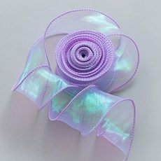 길그리 펄 오로라 선물 포장 리본, 07 퍼플, 9m, 1개