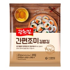 광천김 간편 조미 김밥김, 22g, 1개