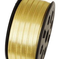 포장넷 공단기본 선물포장 리본끈 6mm, 53 황금색, 1개, 90m