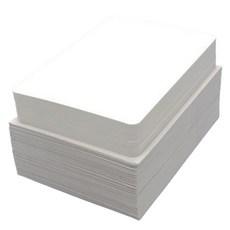 마음담아 무지 백색 엽서 100p + 화이트 봉투 100p 세트, 혼합색상 혼합색상