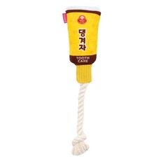 ParisDog 狗狗Funny繩結玩具 玩具, 1個, 芥末
