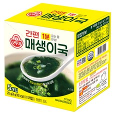 오뚜기 간편 매생이국, 20g, 1개 - 아기동결건조국