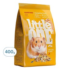Little One 小倉鼠飼料，含角豆和絲蘭，400克, 400g, 1包