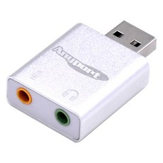 애니포트 7.1채널 USB 사운드 카드 외장형, AP-JH71U, 1개