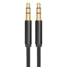 Kalron AUX立體聲音源傳輸線 1m 3入, 黑色的