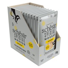 스케지어 어덜트용 쉐지애 스페셜무스 소화&헤어볼 고양이 주식 파우치, 닭, 70g, 12개 닭, 70g, 12개