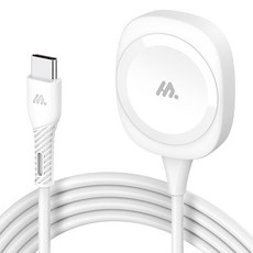 VALUEM C型充電器相容於Galaxy Apple智慧手錶, 1個, 白色