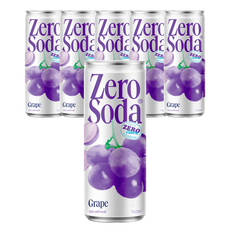 零蘇打葡萄, 250ml, 6個