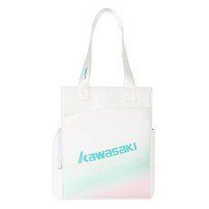 kawasaki 川崎 肩背羽球運動包K1G00-A8128, 白色