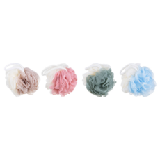 comet Home 沐浴球4件組, 4個裝, 藍色，粉色，膚色，綠色, 1組