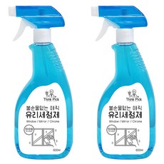띵크픽 불순물 없는 매직 유리세정제, 600ml, 2개