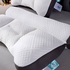 Yehome Deep Sleep 5 分離頸椎牽引記憶海綿枕, 1個, 混色