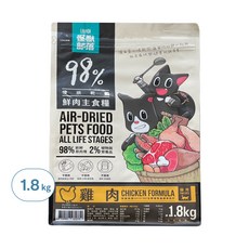 LitoMON 怪獸部落 全齡貓用鮮肉主食糧, 雞肉, 1.8kg, 1袋