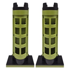 釣具箱 3 級桿支架 RH-S1, 綠色 (RH-S1GRN), 2個