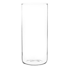 홈카페 내열유리 심플 롱유리컵 430ml, 투명, 1개
