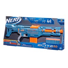 Hasbro 孩之寶 NERF 樂活打擊 菁英系列 ECHO CS10 發射器 玩具槍，附24發官方 NERF 菁英系列子彈, 1組