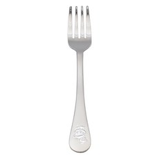 윌리브 아동용 토끼 고양이 샌딩 포크, 실버, 단품, 1개