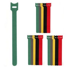 원이네 벨크로 케이블타이 T형 12 x 150 mm, 30개, 랜덤발송 랜덤발송, 30개