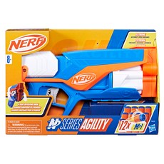 NERF 樂活打擊 N系列 Agility 玩具槍, 6發轉輪彈鼓, 附帶12發 Nerf, 敏捷者, 1組